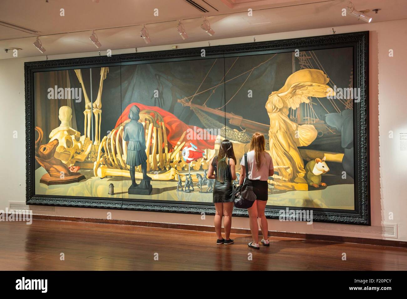 Singapour, Singapore Art Museum, la naissance d'une tragédie par Natee Utarit Banque D'Images