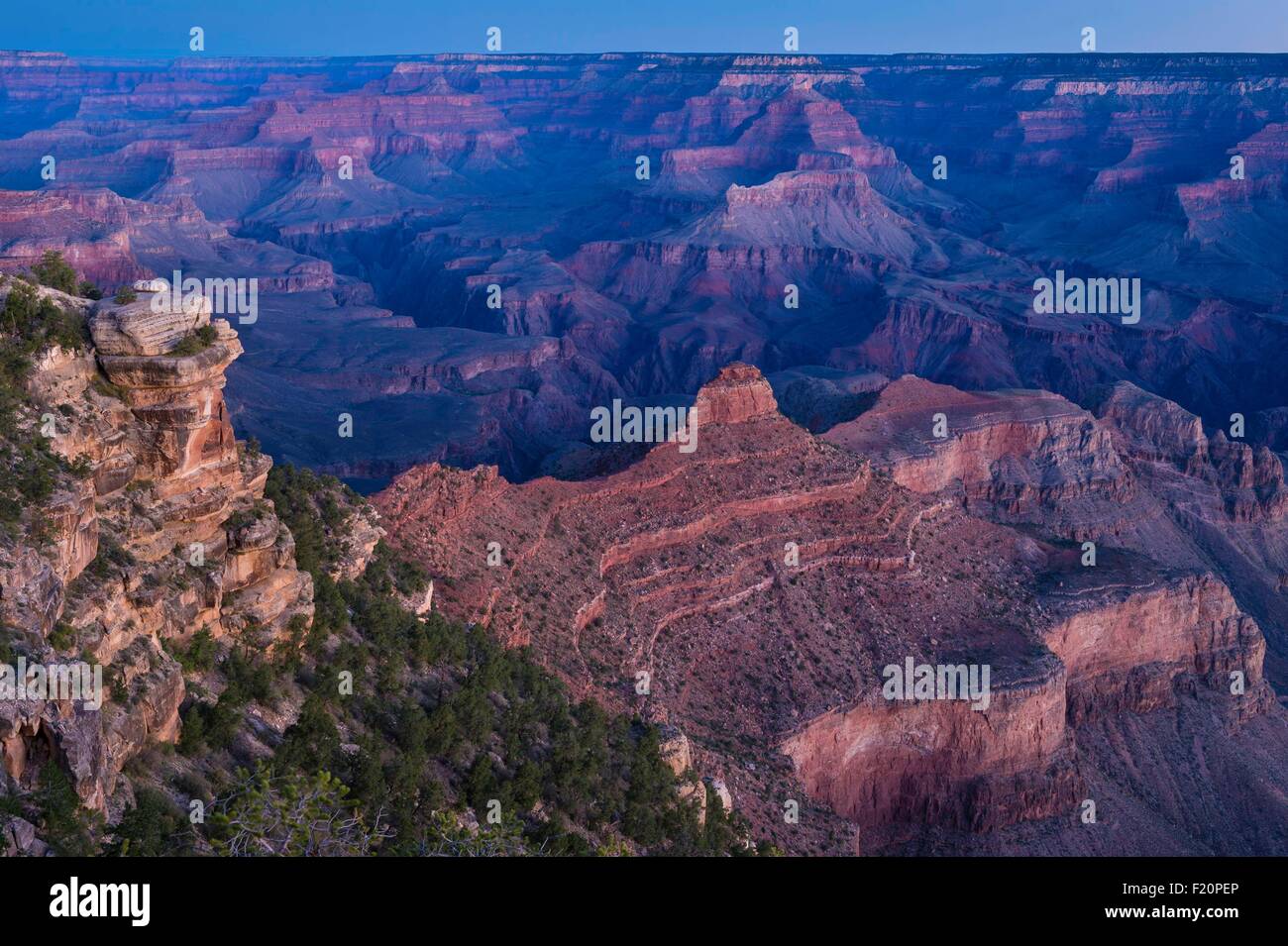 United States, Arizona, Grand Canyon National Park, classé au Patrimoine Mondial par l'UNESCO Banque D'Images
