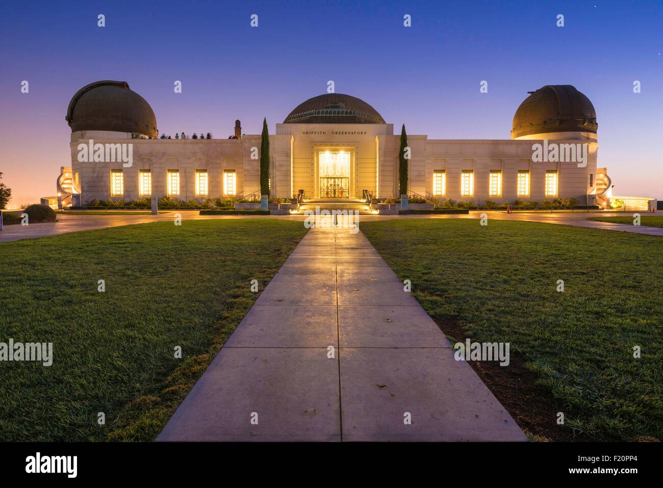 United States, California, Los Angeles, l'Observatoire de Griffith Banque D'Images