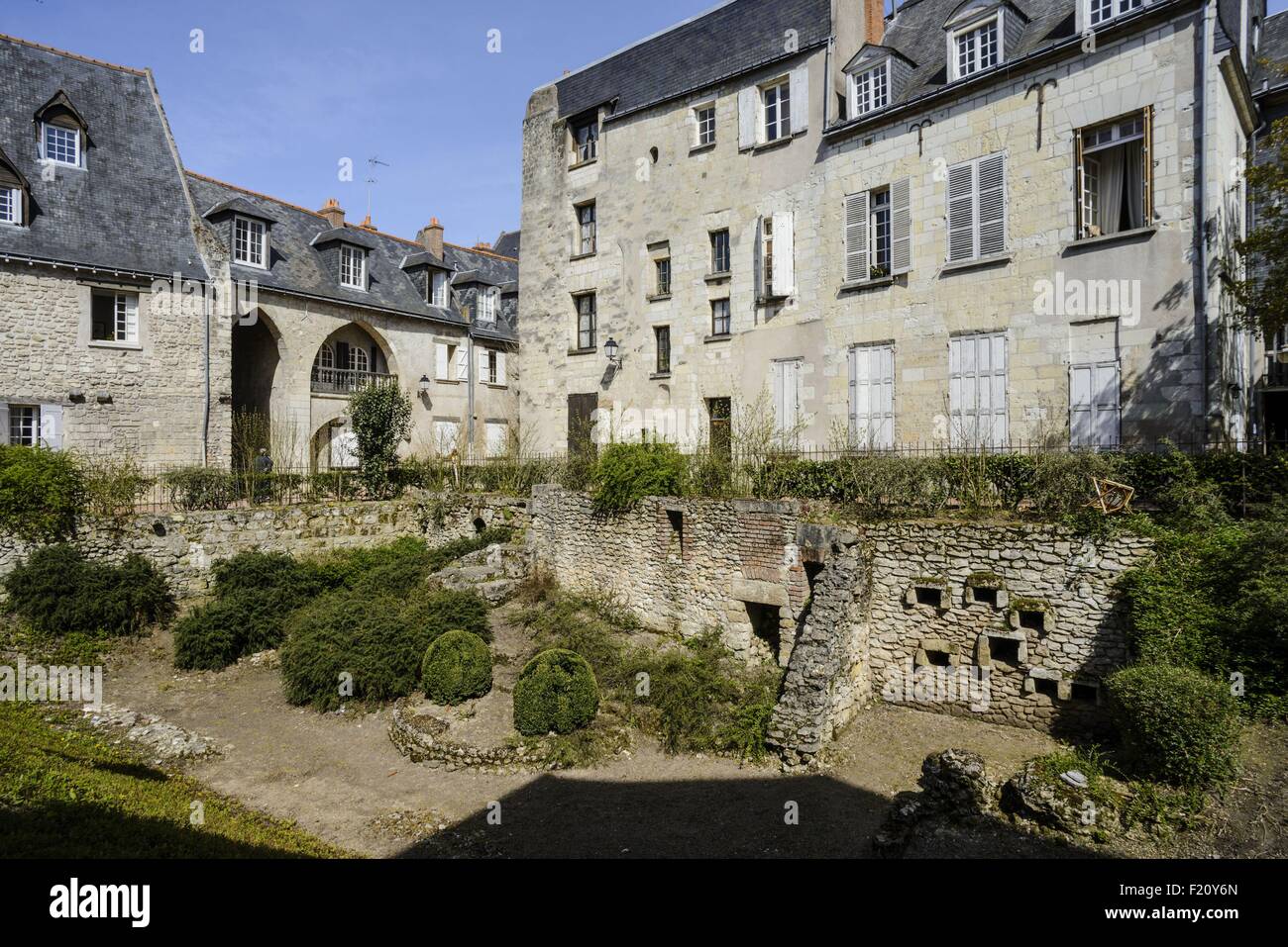 France, Indre et Loire, Tours, vieux Tours Banque D'Images
