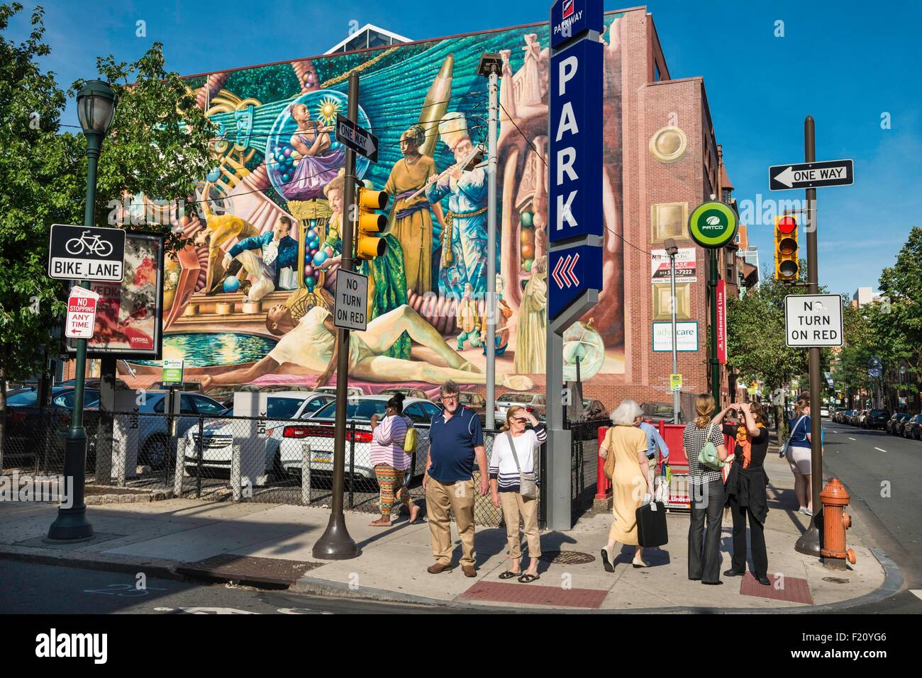 United States, Pennsylvania, Philadelphia, Mural Arts Banque D'Images