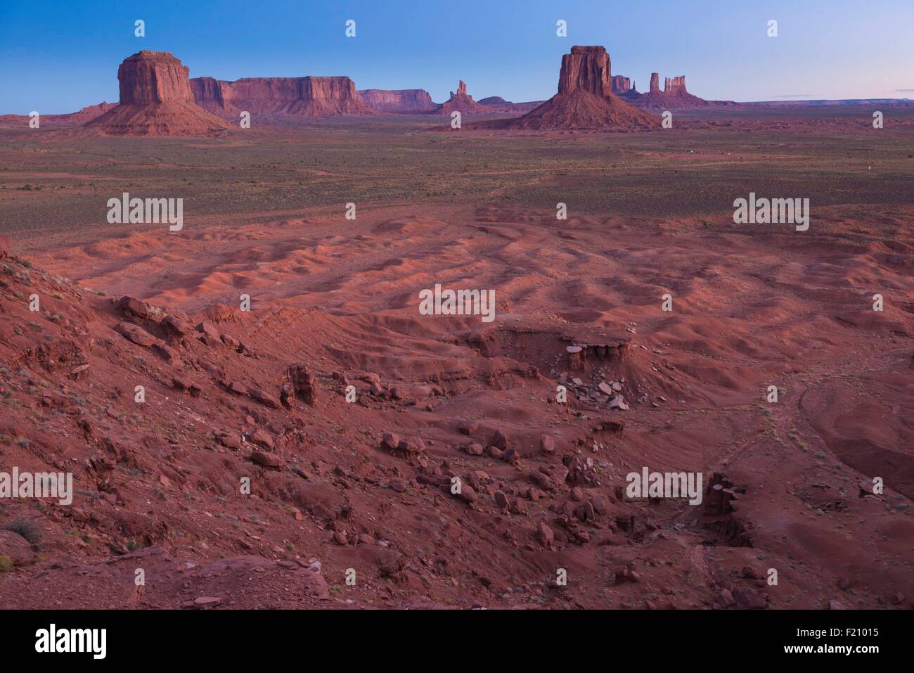 États-unis, l'Arizona, Monument Valley Navajo Tribal Park Banque D'Images