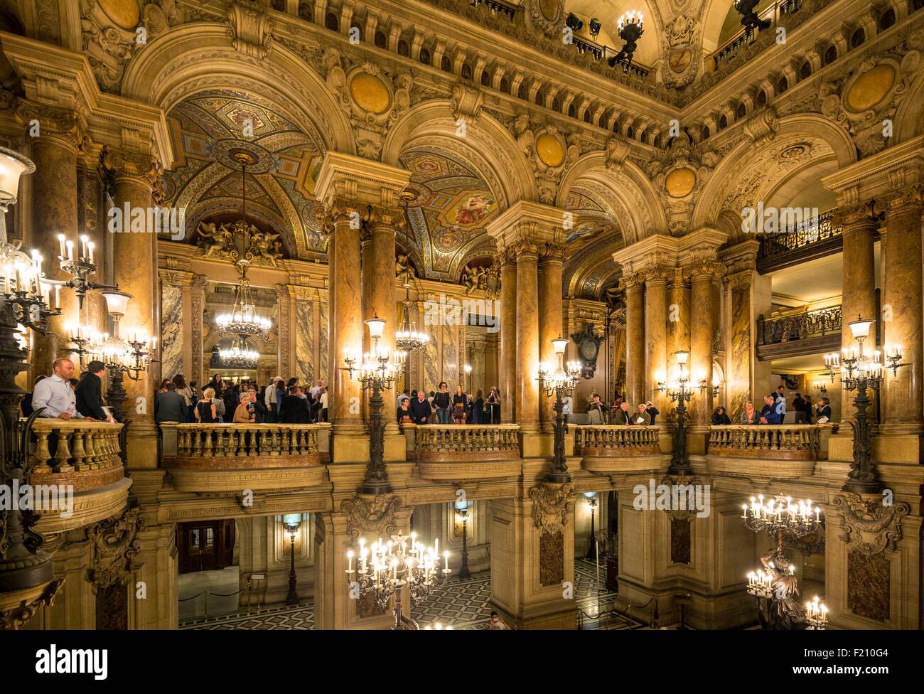 France, Paris, Opera Garnier Banque D'Images