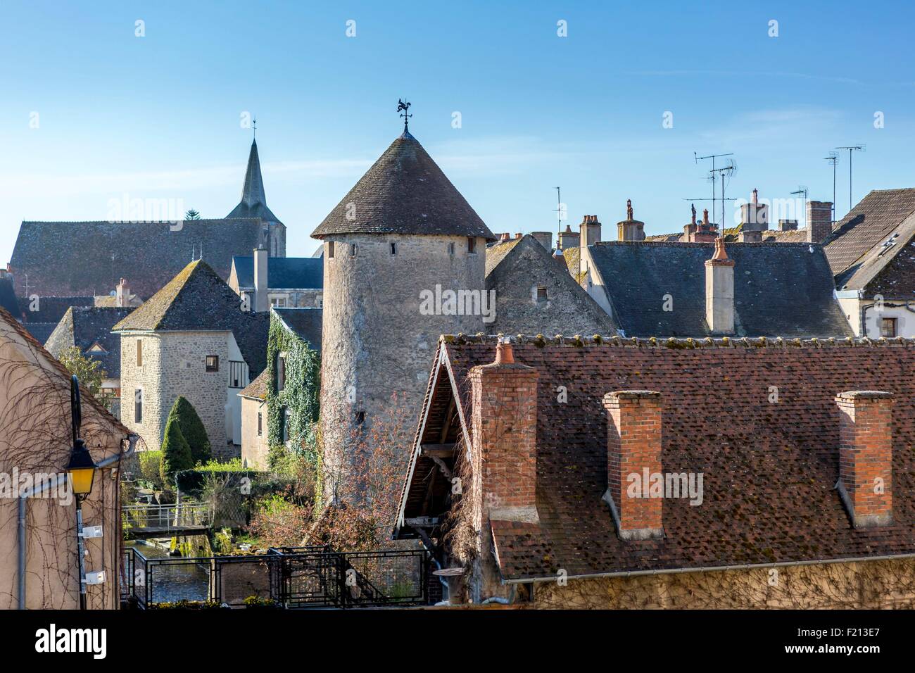 France, Nievre, Corbigny, Morvan Banque D'Images