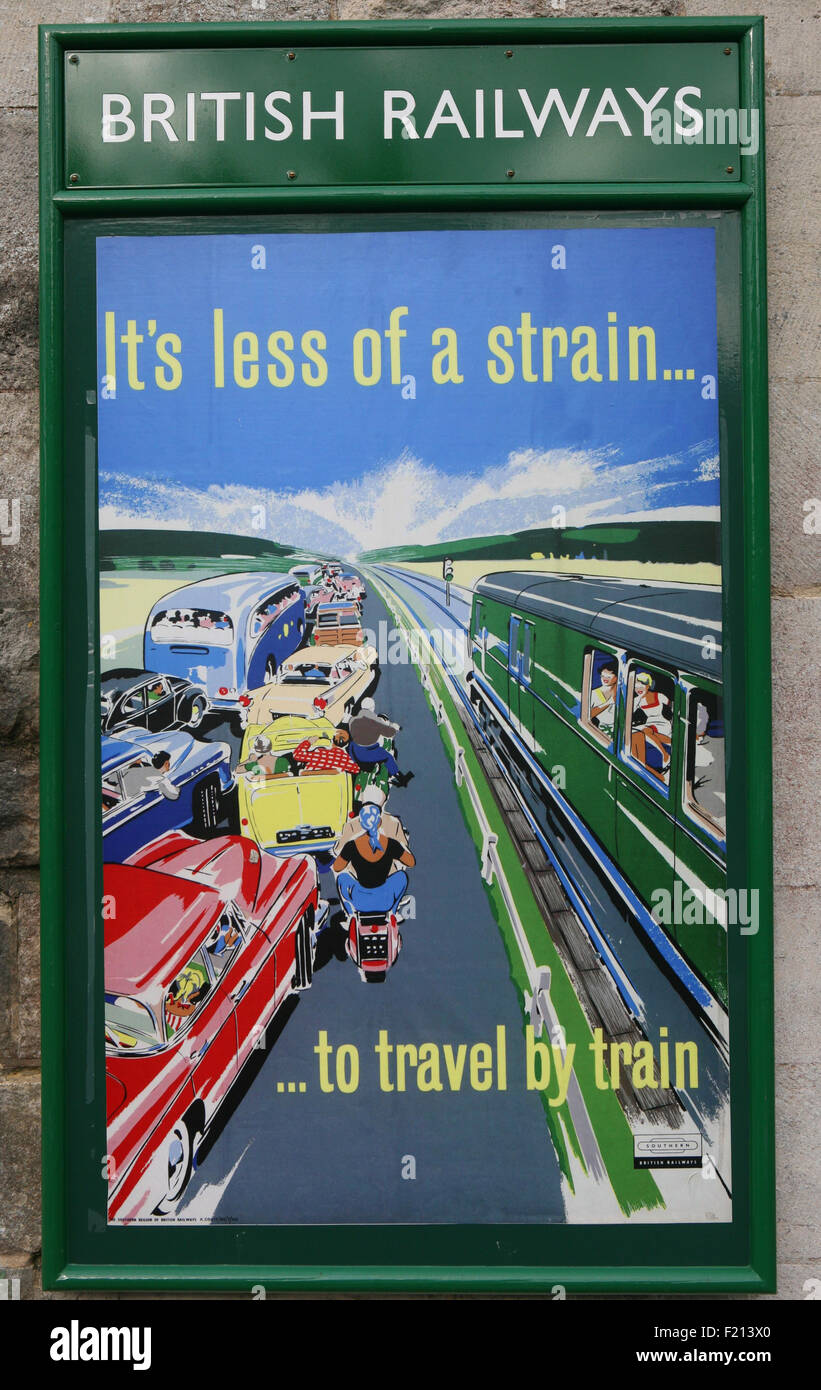 British Railways poster Banque D'Images