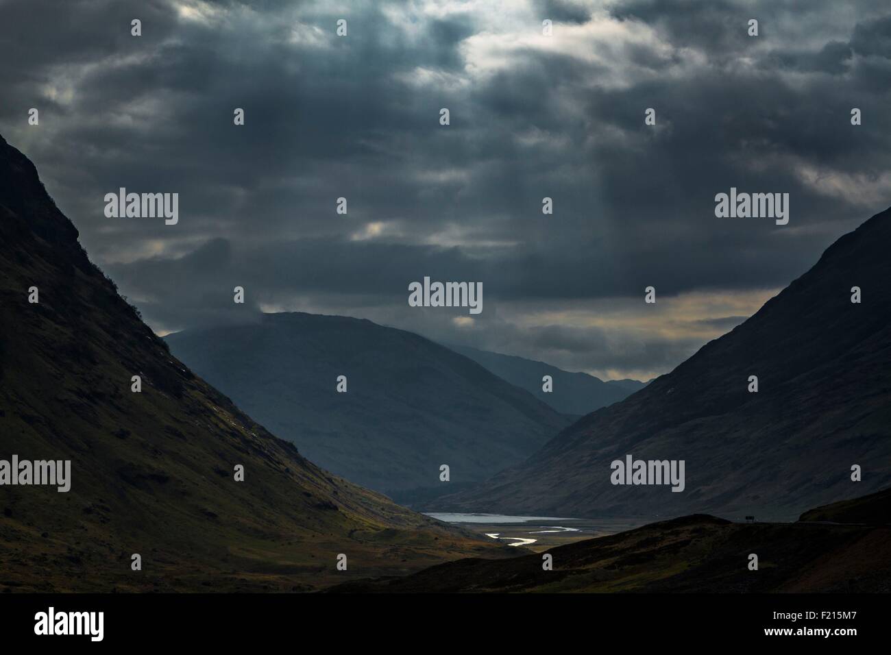 Royaume-uni, Ecosse, Highland, Glencoe valley Banque D'Images