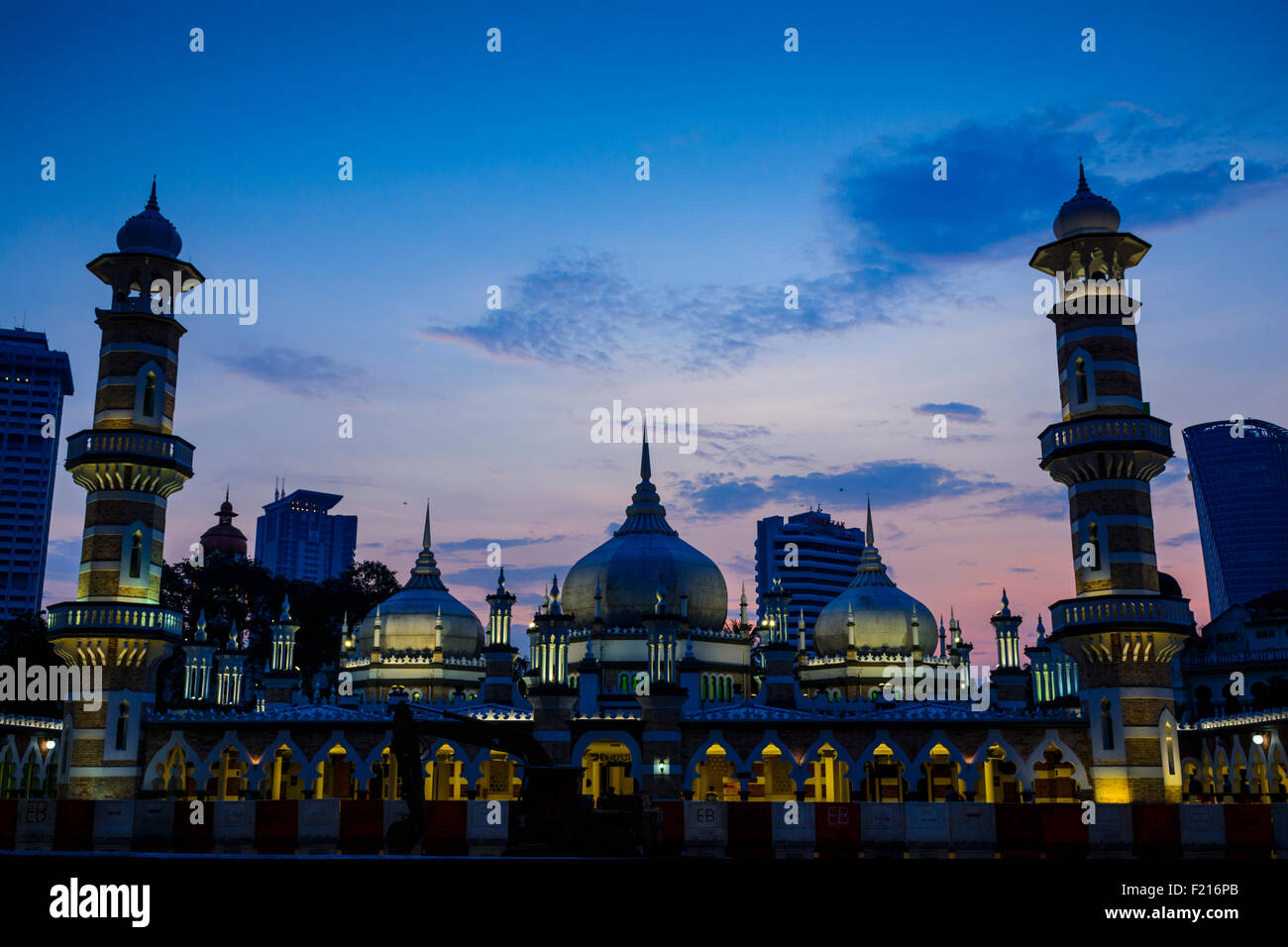 Mosquée Jamek de Kuala Lumpur Banque D'Images