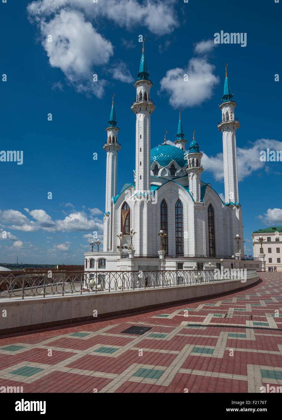 La mosquée Kul-Sharif à Kazan, Tatarstan, Russie Banque D'Images