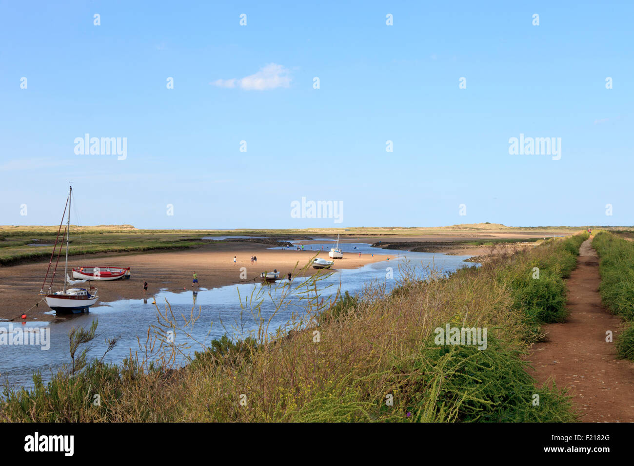 Burnham Overy Staithe, Norfolk, Angleterre Banque D'Images