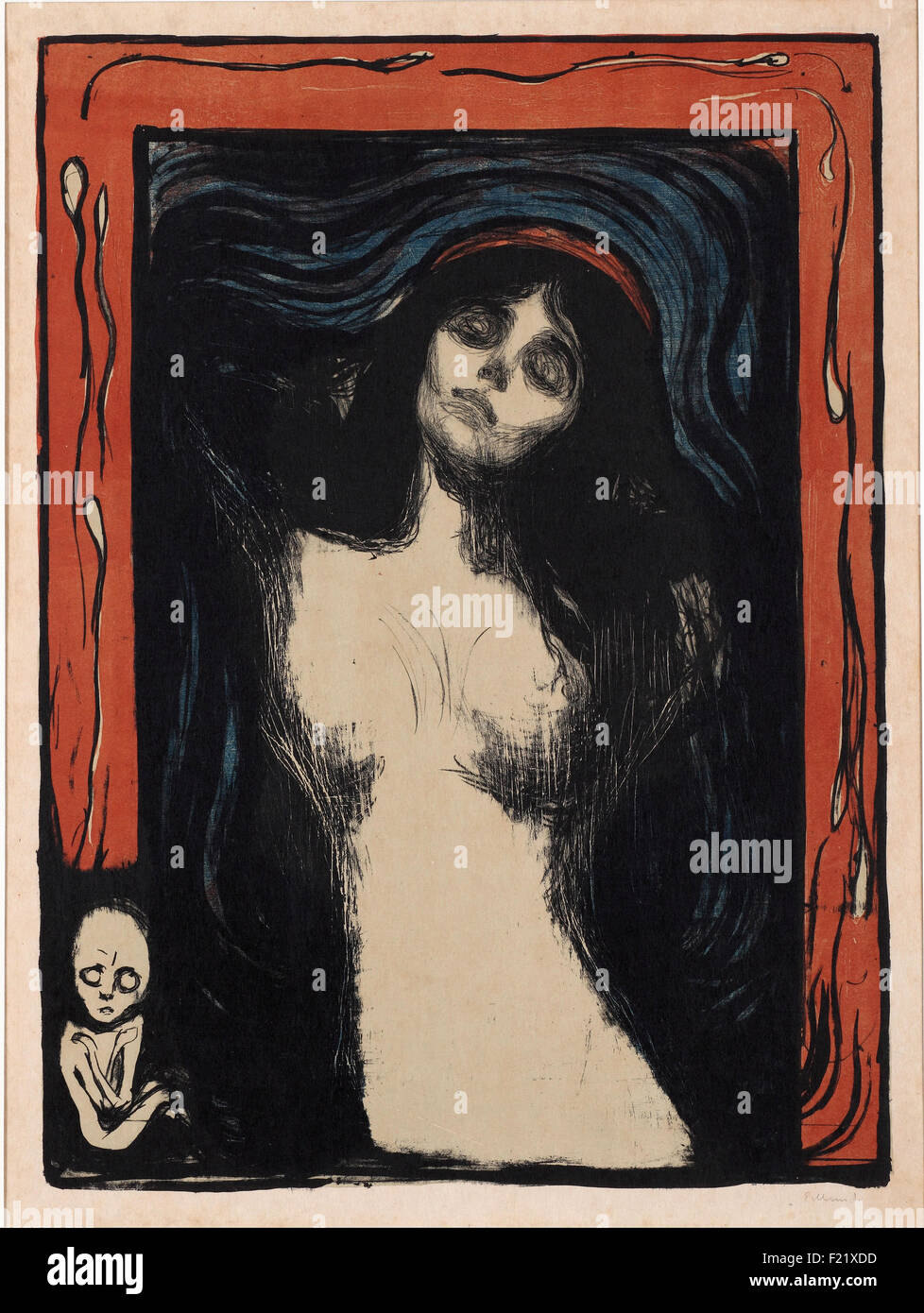 Edvard Munch - Madonna 3 Banque D'Images