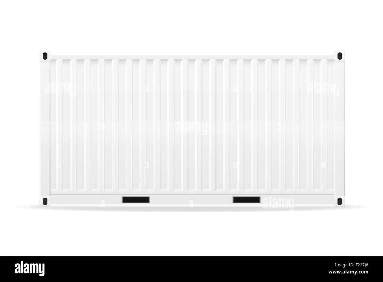 Conteneur vector illustration isolé sur fond blanc Illustration de Vecteur