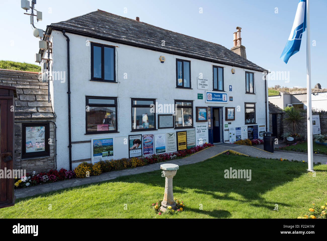 Centre d'information touristique de Swanage. Banque D'Images