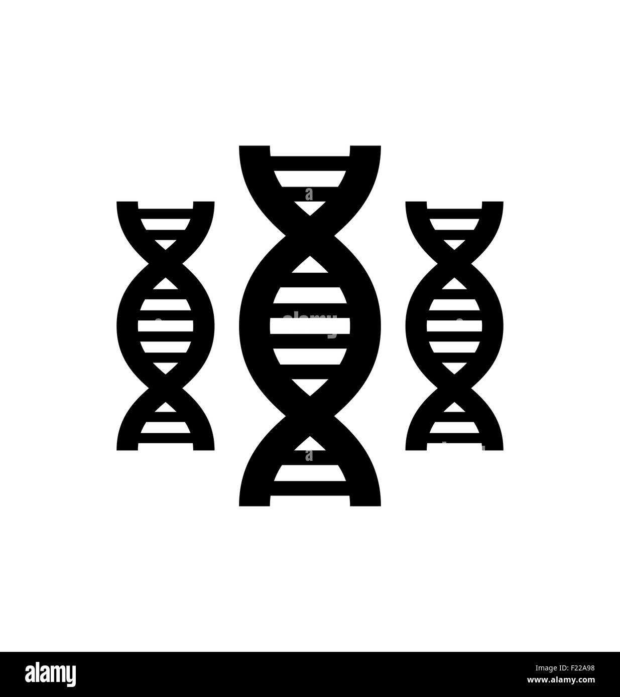 Signe de l'ADN, eps10 vector Illustration de Vecteur
