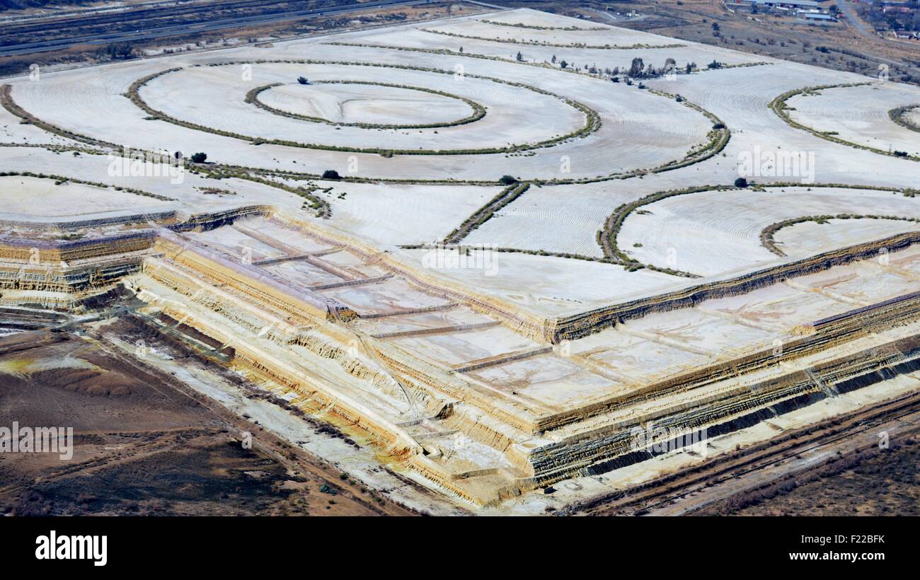 Industries, l'industrie minière - Décharge de la mine Banque D'Images