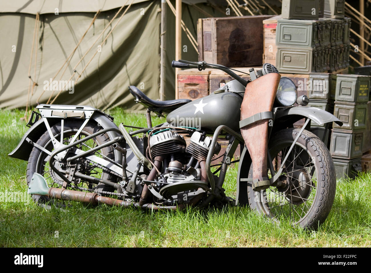 Vieilles motos harley davidson Banque de photographies et d'images à haute  résolution - Alamy