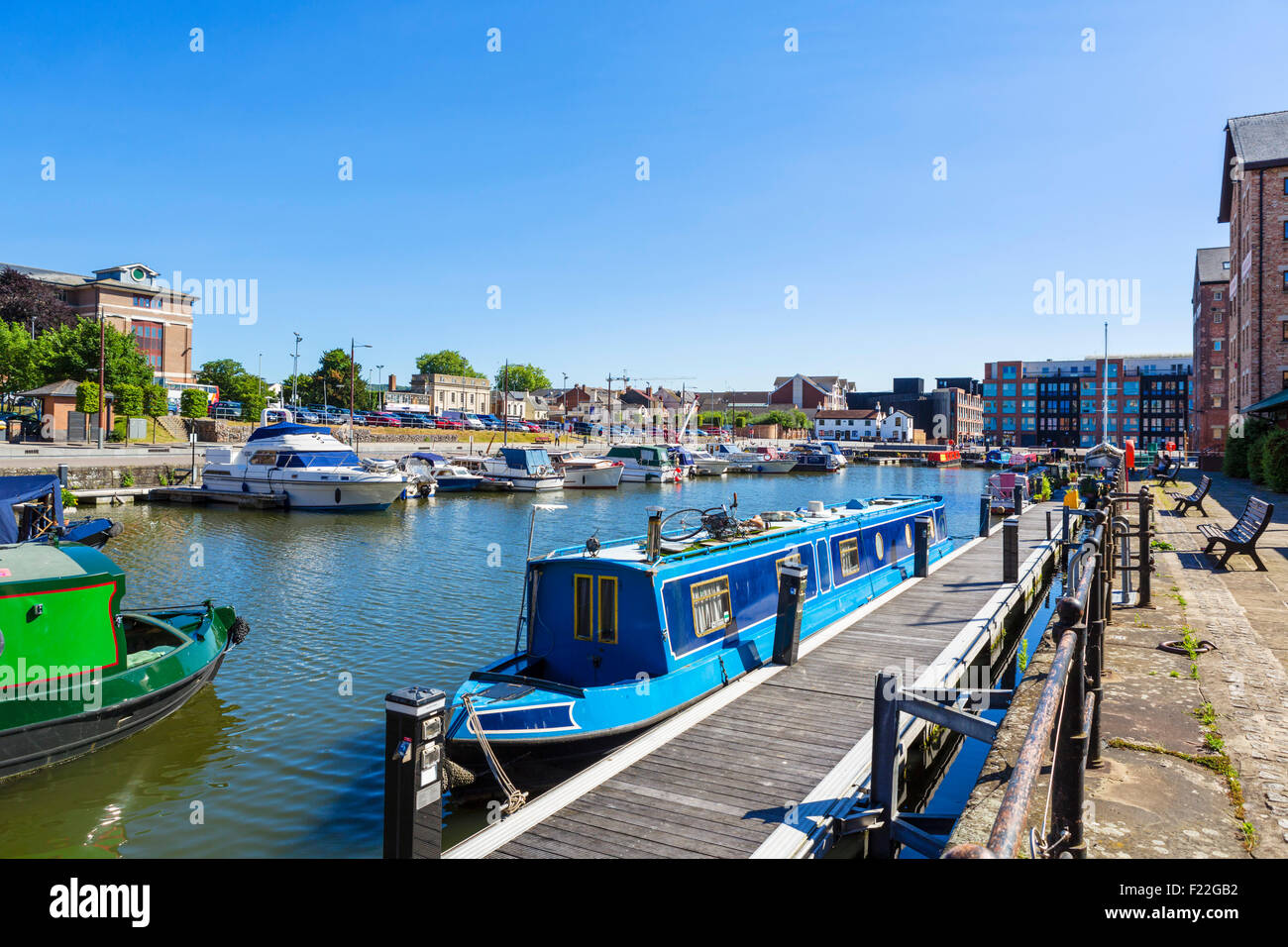 Les docks, Gloucester, Gloucestershire, England, UK Banque D'Images