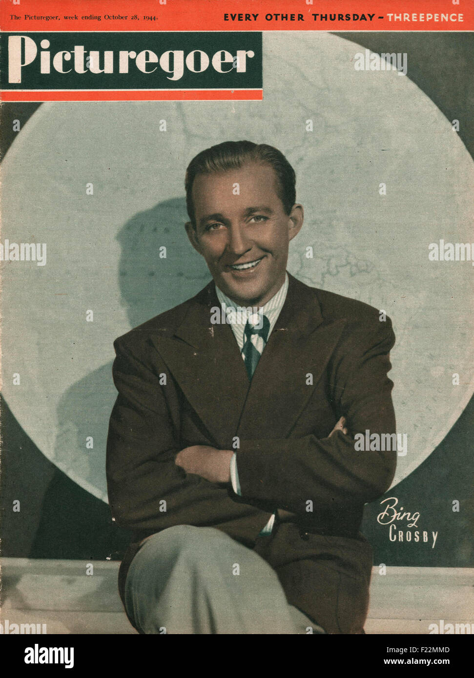 1944 Picturegoer magazine Bing Crosby Banque D'Images