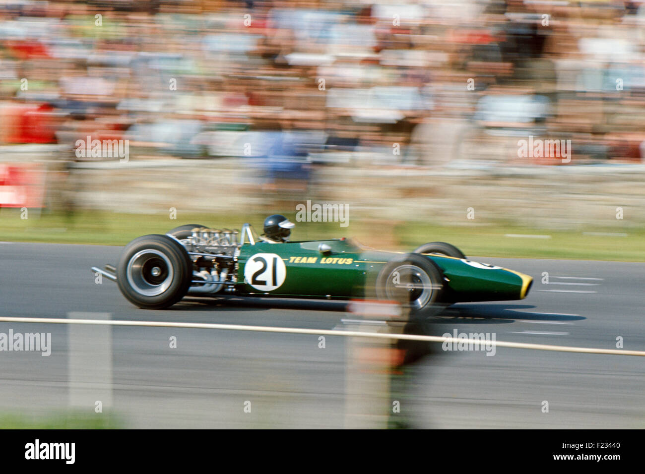 Jim Clark dans un Lotus 49 Cosworth, GP de Belgique Spa Francorchamps 18 Juin 1967 Banque D'Images
