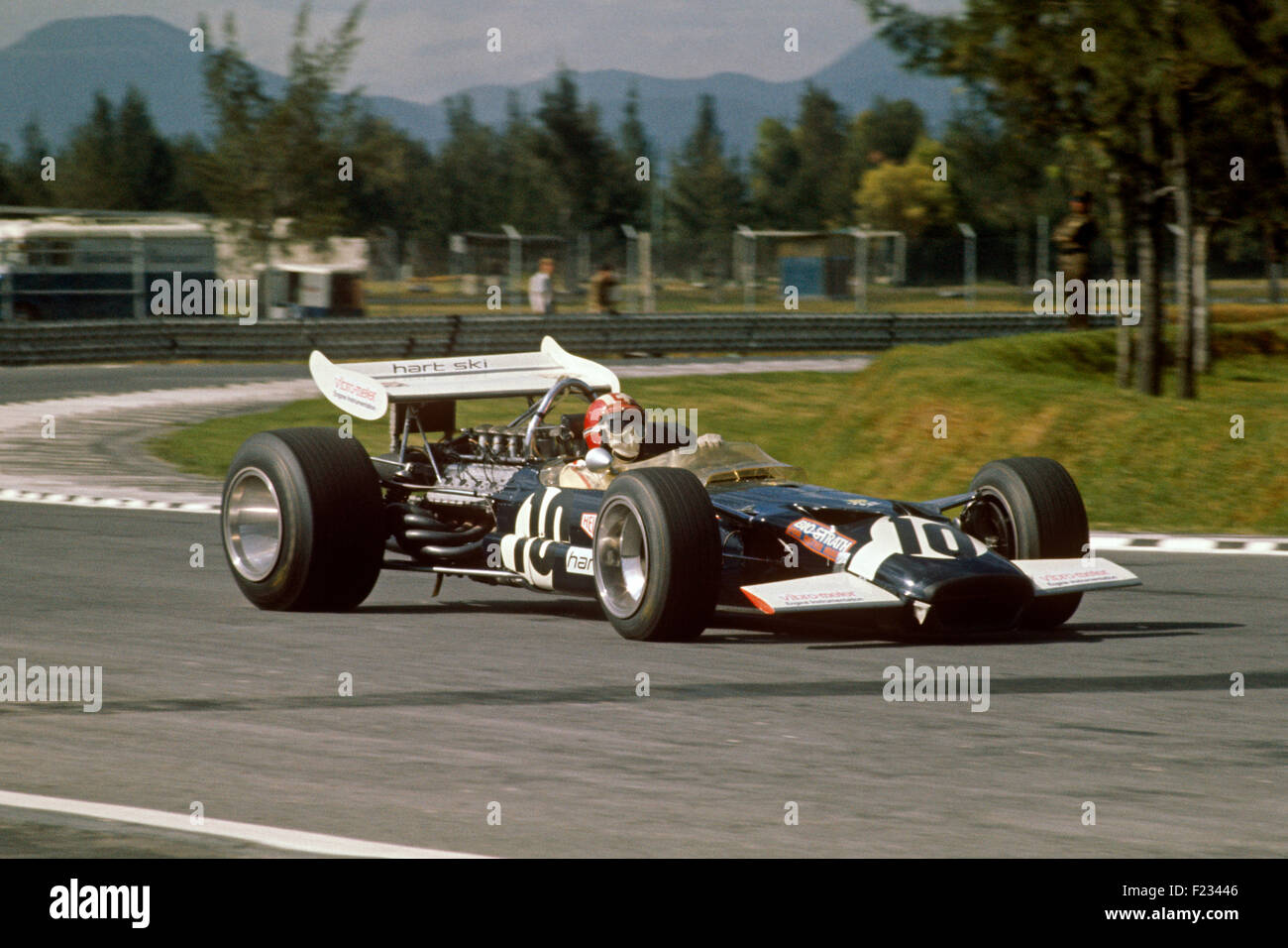 Jo Siffert dans un lotus Cosworth 49B, Mexican GP 19 Octobre 1969 Banque D'Images