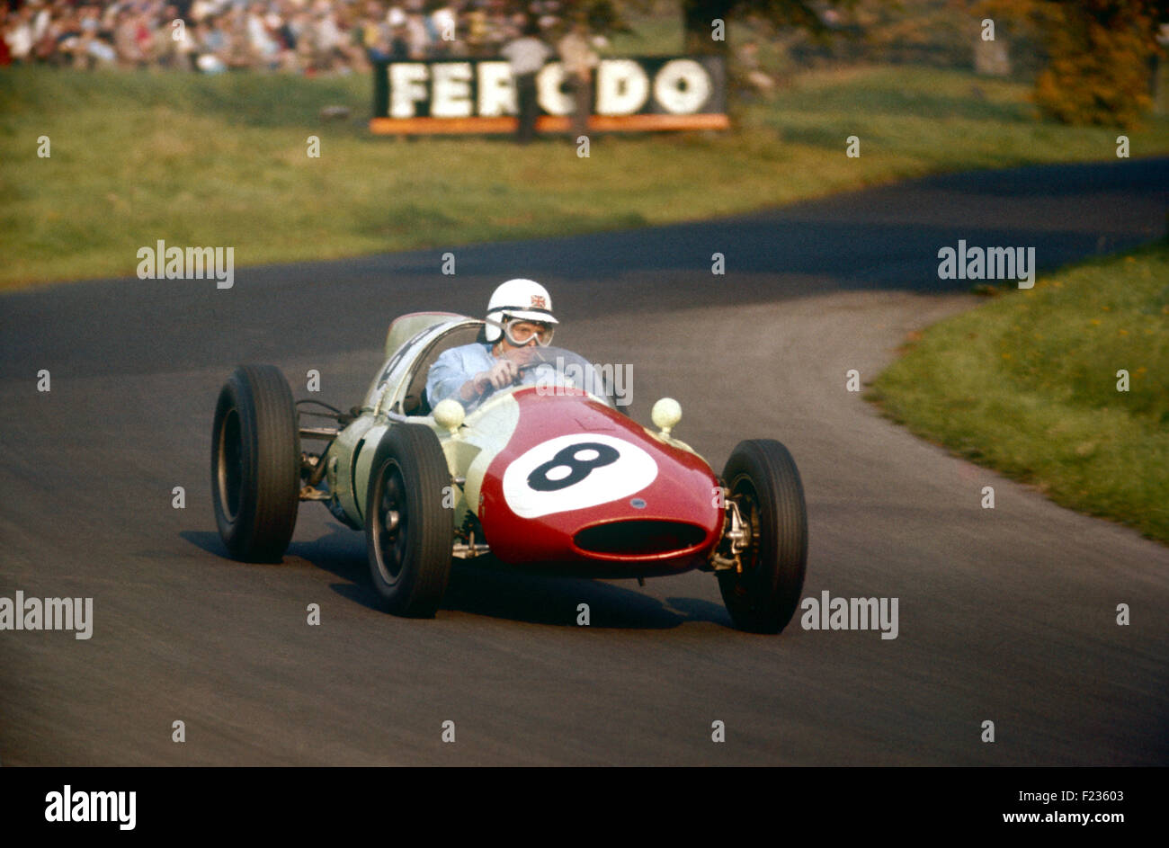 Cooper 8 Henry Taylor, Oulton Park Gold Cup Cooper T51, 23 Septembre 1960 Banque D'Images