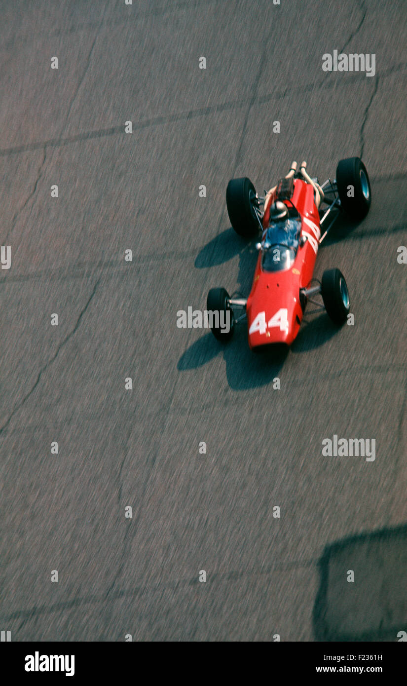 Dans un Bhaghetti 44 Giancarlo Ferrari Dino 246 Monza GP Italien, 4 septembre 1966 Banque D'Images