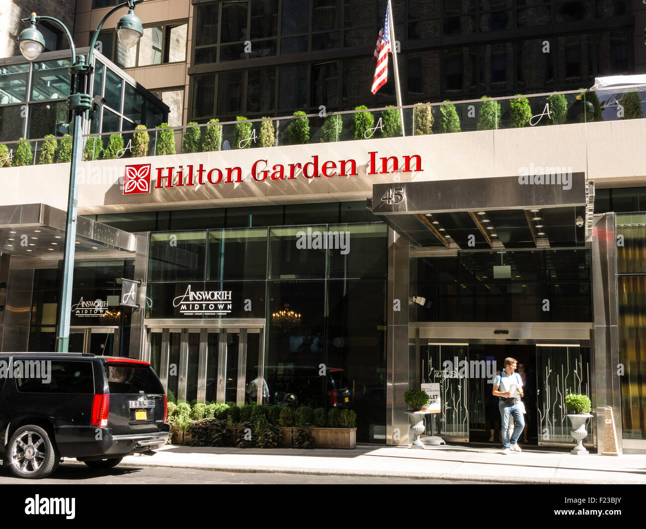 Hilton Garden Inn sur East 33rd Street, NYC Banque D'Images