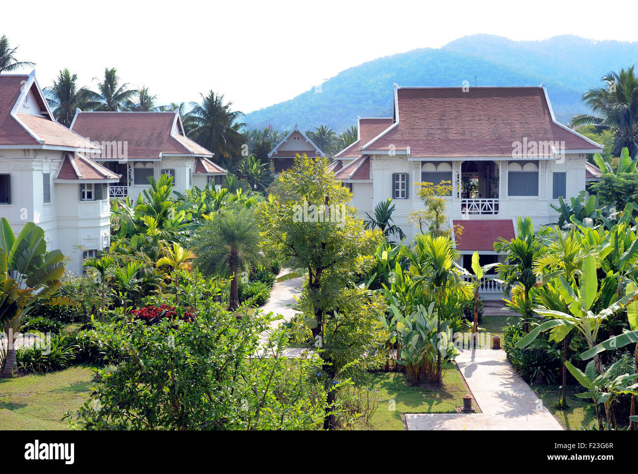 Luangsay Residence Hôtel, Luang Prabang, Laos Banque D'Images