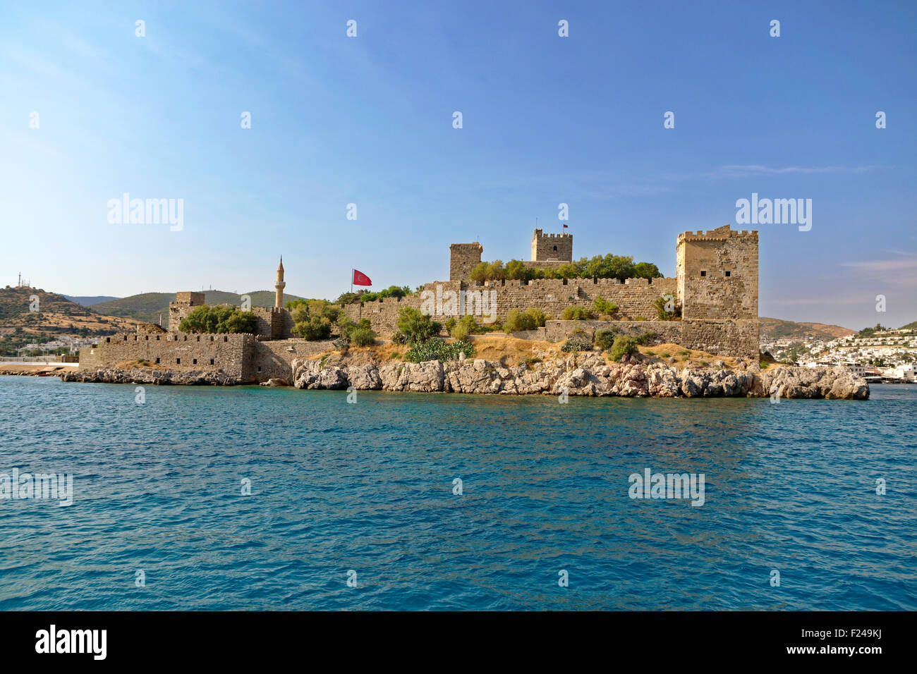 Château de Saint-Pierre à Bodrum, Province de Mugla, Turquie Banque D'Images