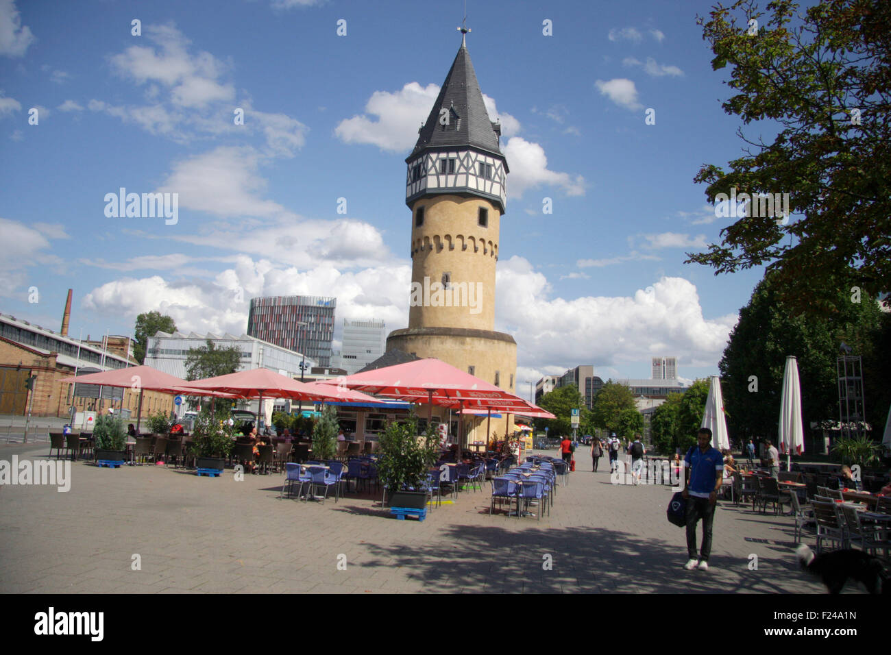 Bockenheimer Warte, Frankfurt am Main. Banque D'Images