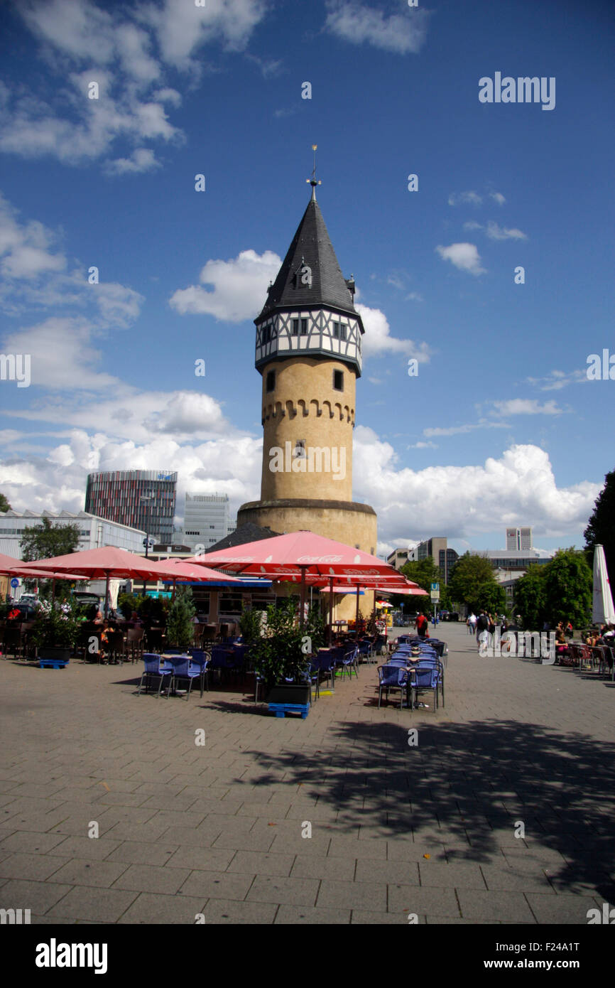 Bockenheimer Warte, Frankfurt am Main. Banque D'Images