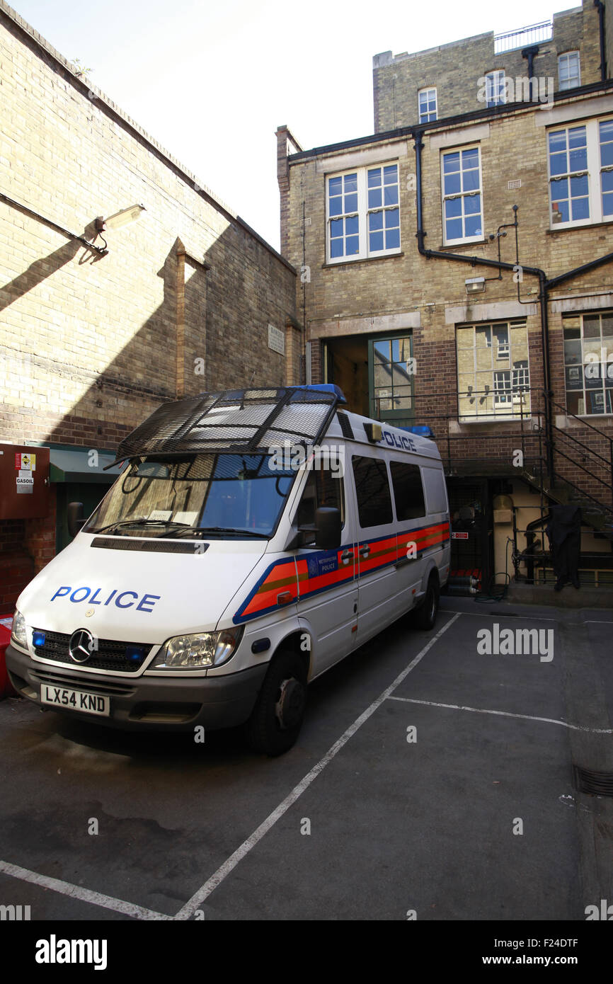 Musée de la Police de la Tamise à Wapping station de police sur la rive de la Tamise à Londres, Angleterre Banque D'Images