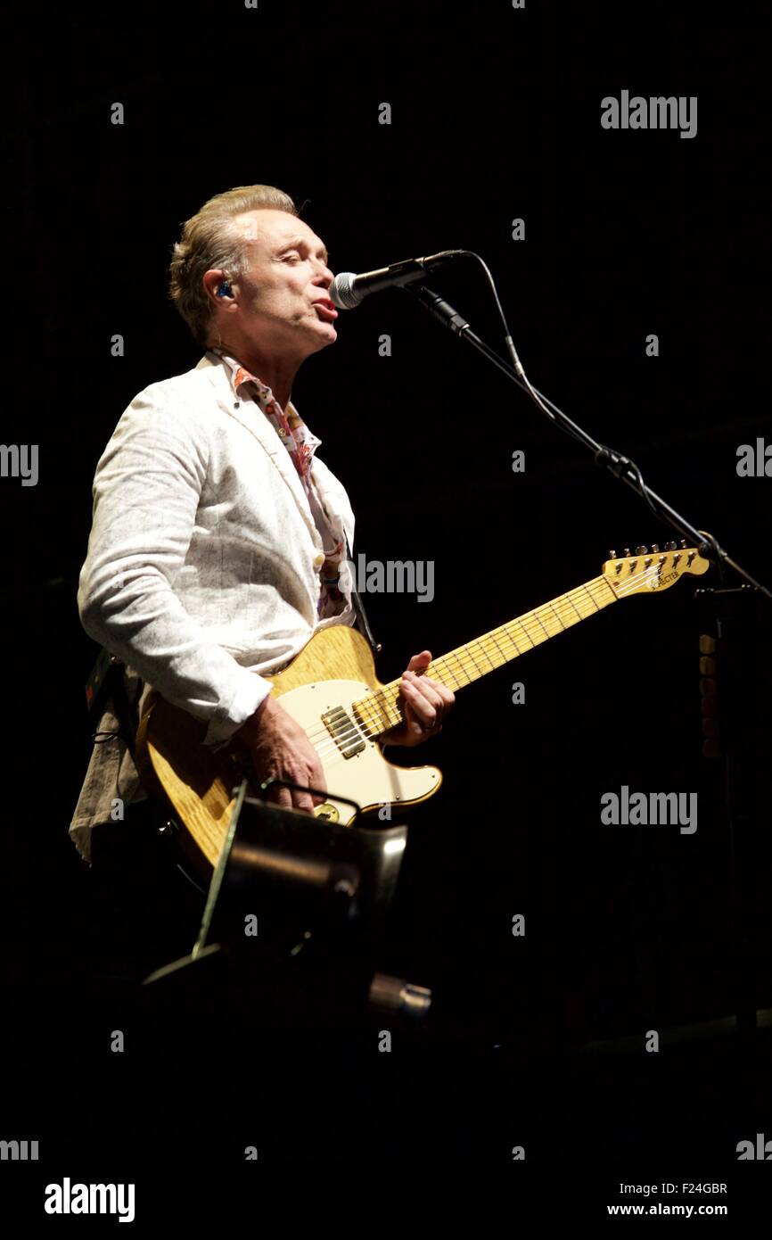 Gary Kemp de Spandau Ballet à Newmarket Nights 2015 Banque D'Images