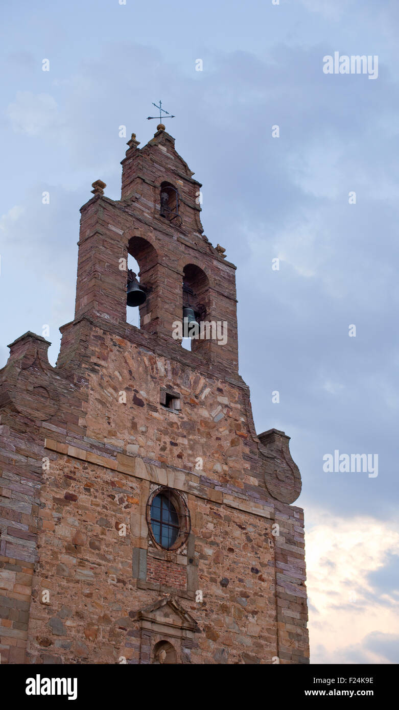 Clocher d'une cathédrale à Astorga Banque D'Images