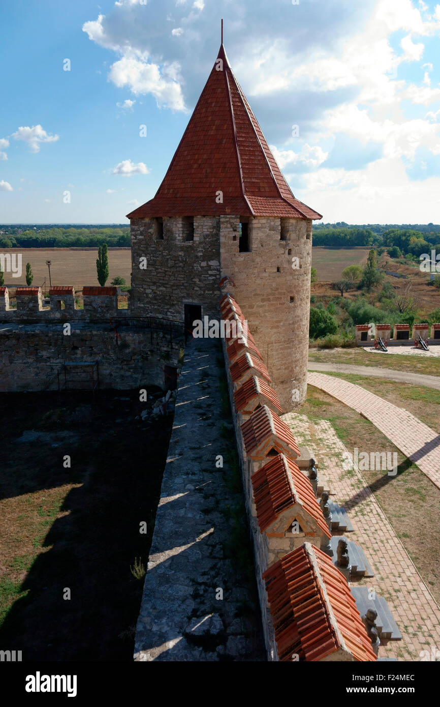 Bendery forteresse en Transnistrie, République de Moldova, de l'Europe Banque D'Images