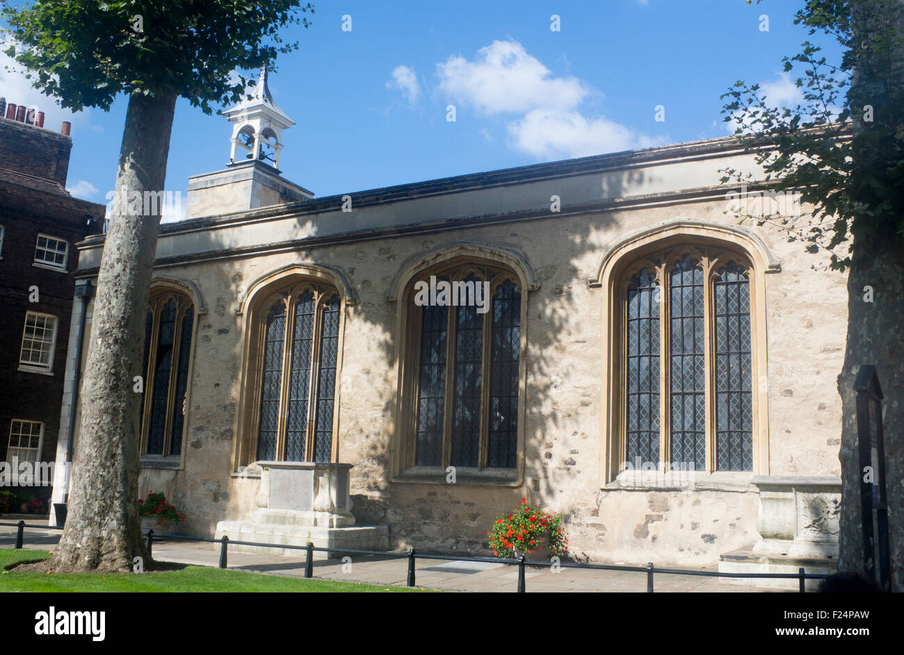 Chapelle Royale de St Peter ad Vincula Tour de Londres City of London England UK Banque D'Images