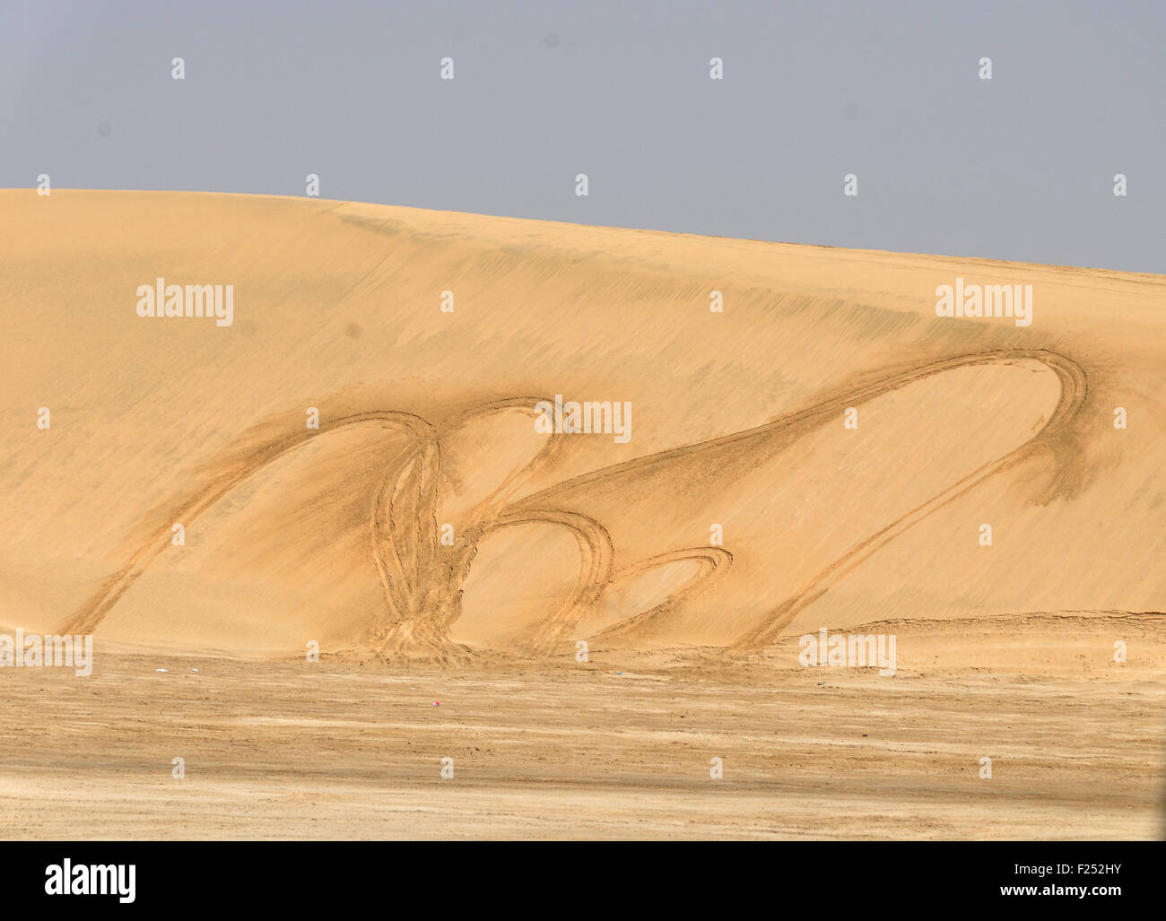 Desert Safari - Dangers d'entraînement du désert Banque D'Images