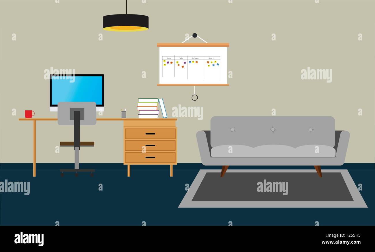 Conseil agile Scrum Illustration de Vecteur