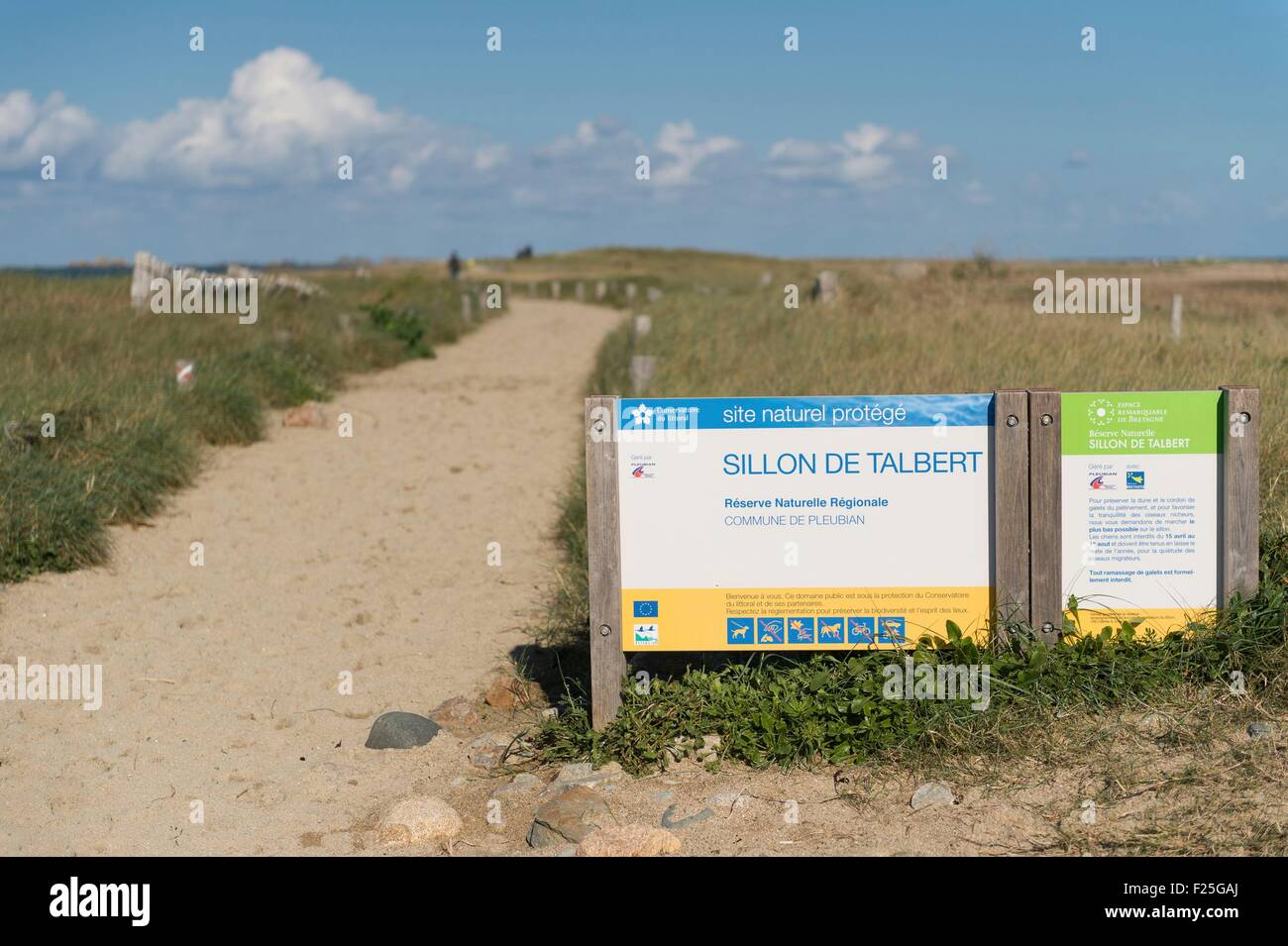 France, Cotes d'Armor, Pleubian, le sillon de Talbert Banque D'Images