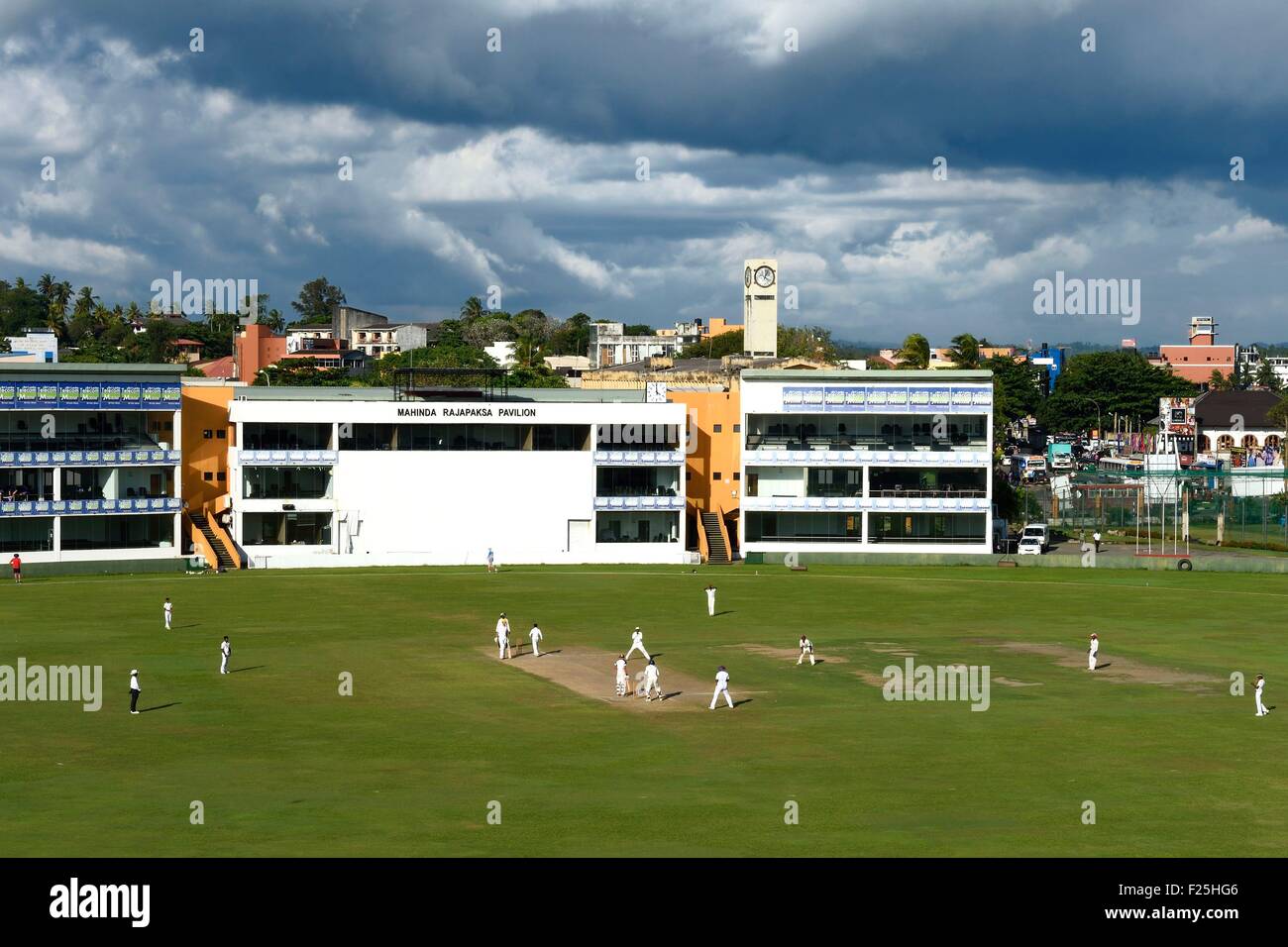 Sri Lanka, Province du Sud, Galle, de cricket Banque D'Images