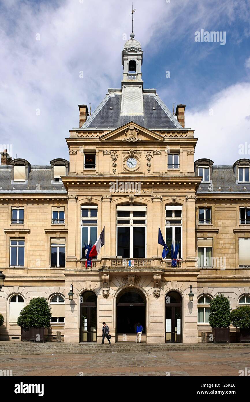 France, Paris, l'hôtel de ville dans le 15ème arrondissement Banque D'Images