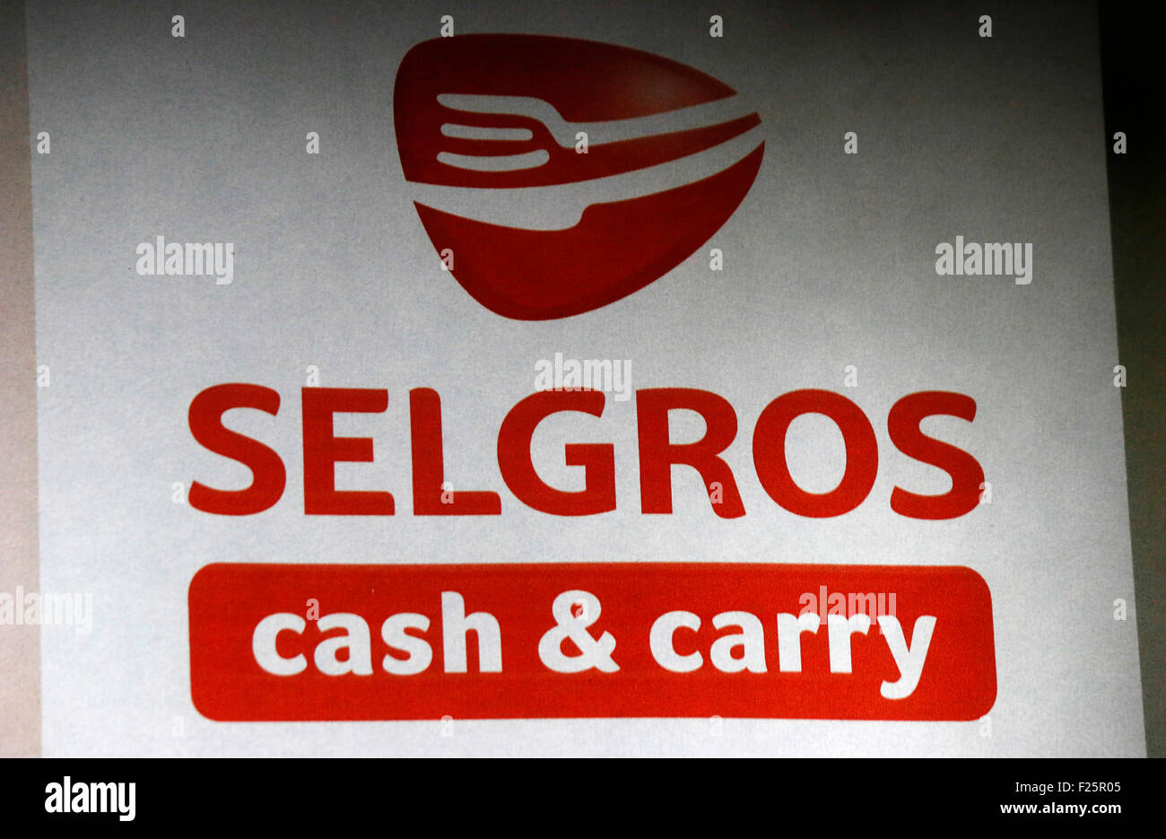 Markennamen : 'Selgros Cash and carry", Berlin. Banque D'Images