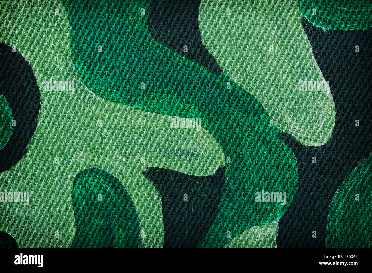 Contexte militaire en coton avec des couleurs de camouflage Banque D'Images