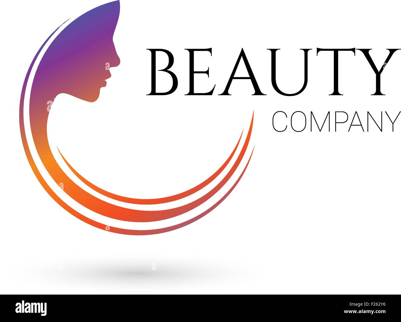 Logo de l'entreprise de beauté. Vector Illustration de Vecteur