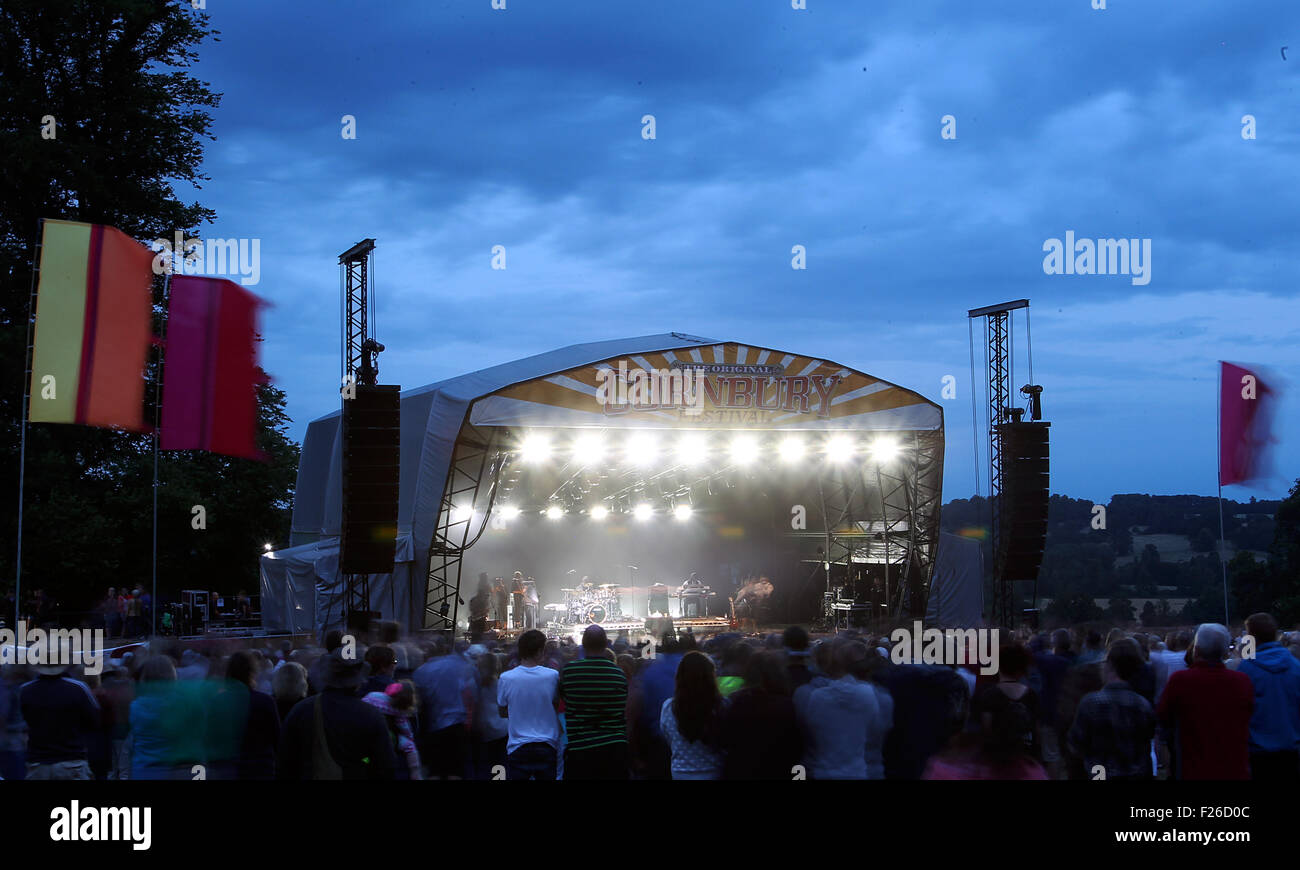 Cornbury Festival de musique au Great Tew Estate - Jour 3 - Performances Où : Oxfordshire, Royaume-Uni : 12 Juil 2015 Quand Banque D'Images