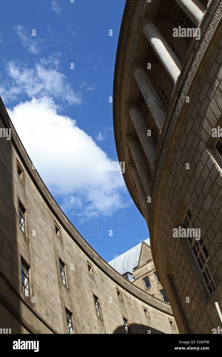 La courbe de Manchester Central Library Banque D'Images