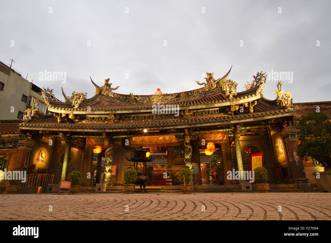 Scenic de Bao An temple taïwanais Banque D'Images