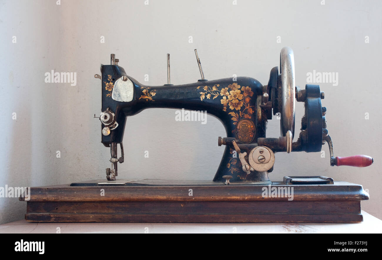 Photo de vintage sewing machine Banque D'Images