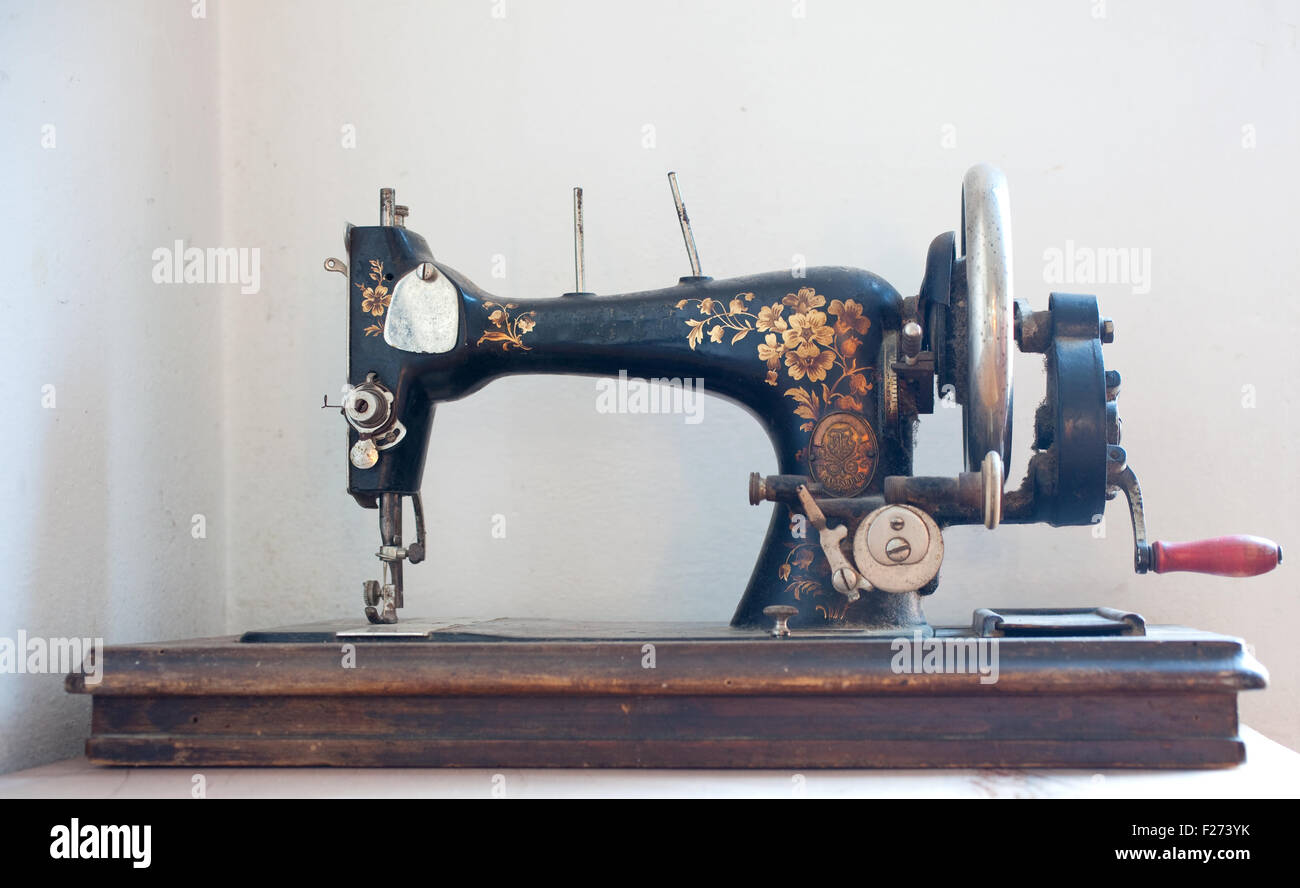 Photo de vintage sewing machine Banque D'Images