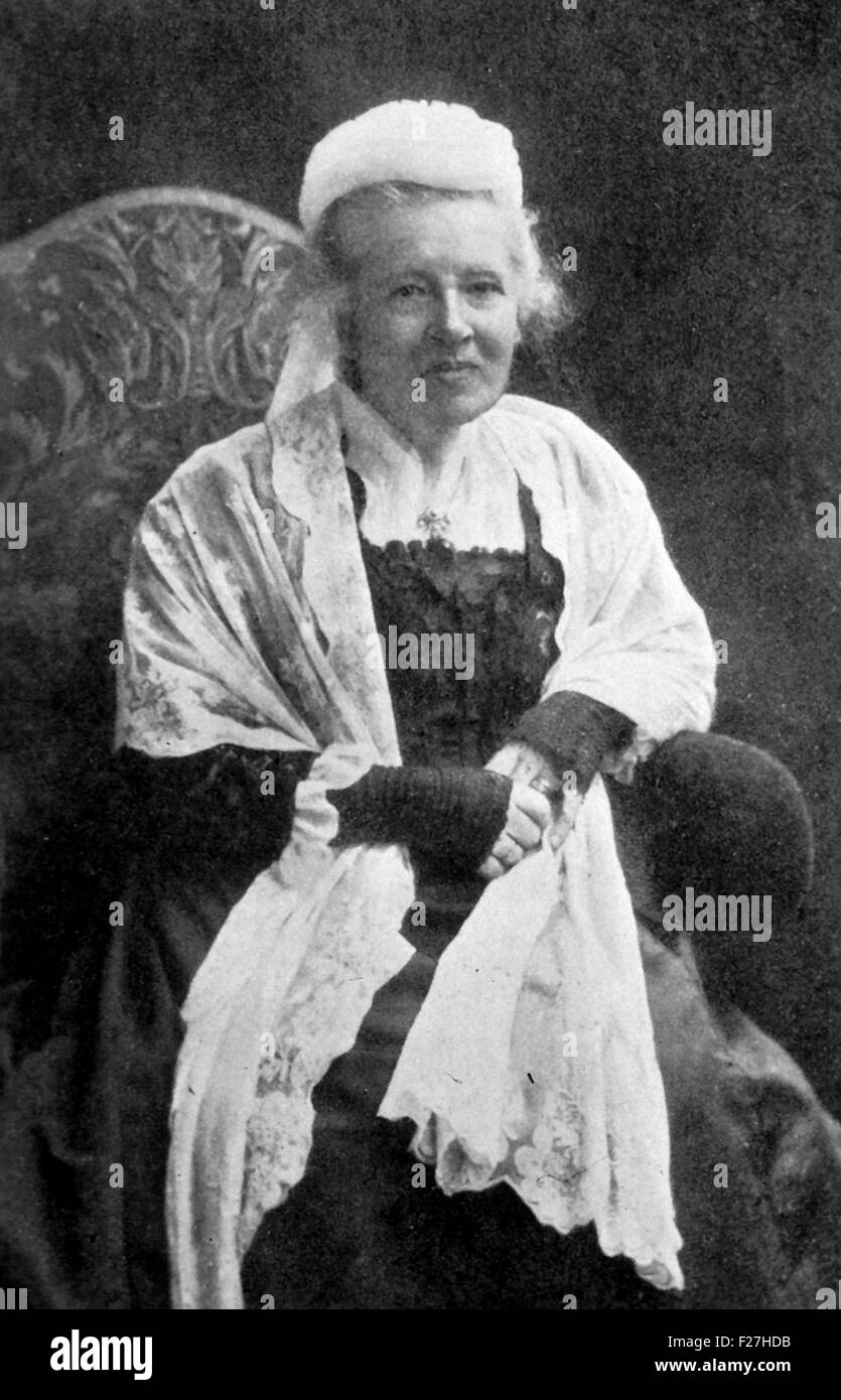 Elizabeth Garrett Anderson, médecin anglais et féministe Photo Stock