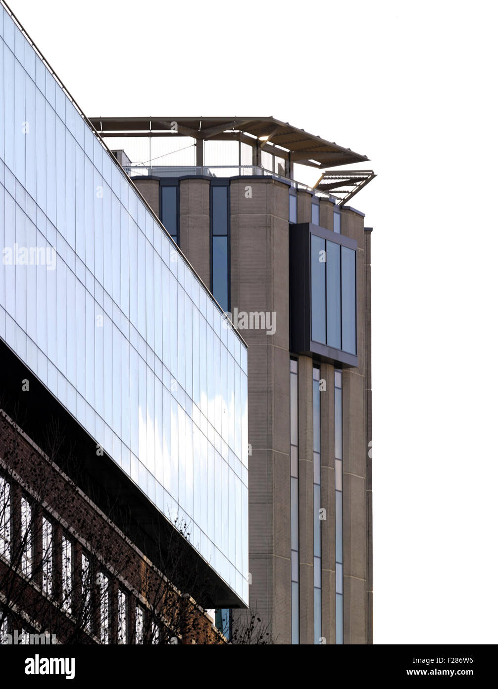 Détail extérieur. Un Mabledon Place, Londres, Royaume-Uni. Architecte : Bennetts Associates Architects, 2015. Banque D'Images